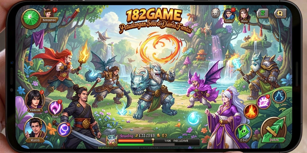 Gameplay seru dalam petualangan di 182GAME yang penuh tantangan.