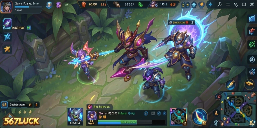 Gameplay seru dengan pertempuran strategis di 567LUCK.