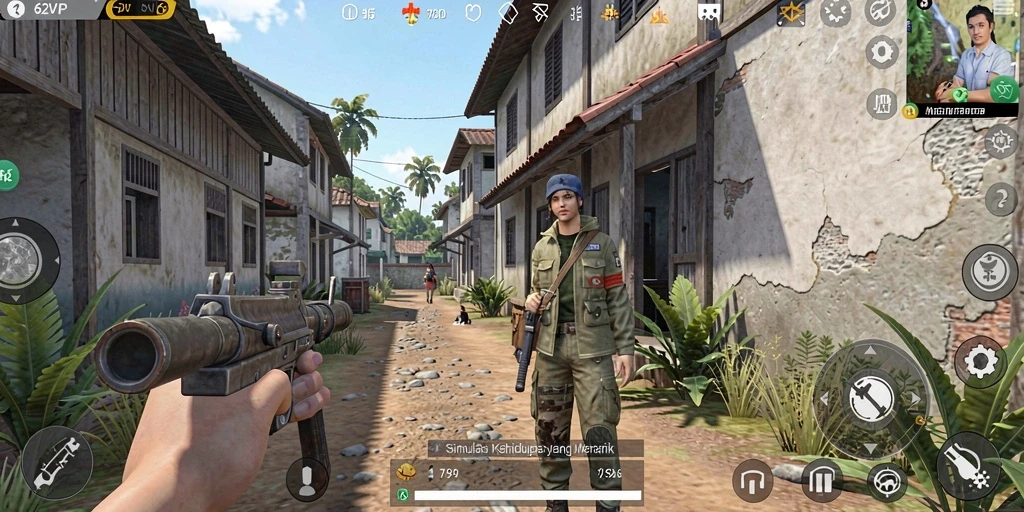Tampilan gameplay 62VIP yang mengasyikkan dan interaktif.