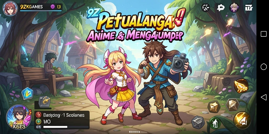 Gameplay menakjubkan dari 9ZKGAMES yang menyelami dunia anime.