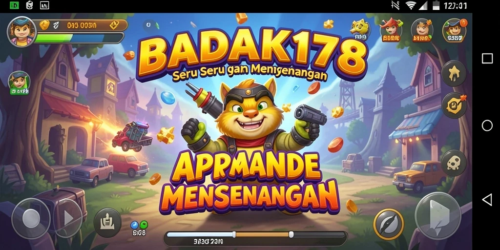 Tangkapan layar utama menampilkan gameplay seru dari BADAK178 yang menghibur.