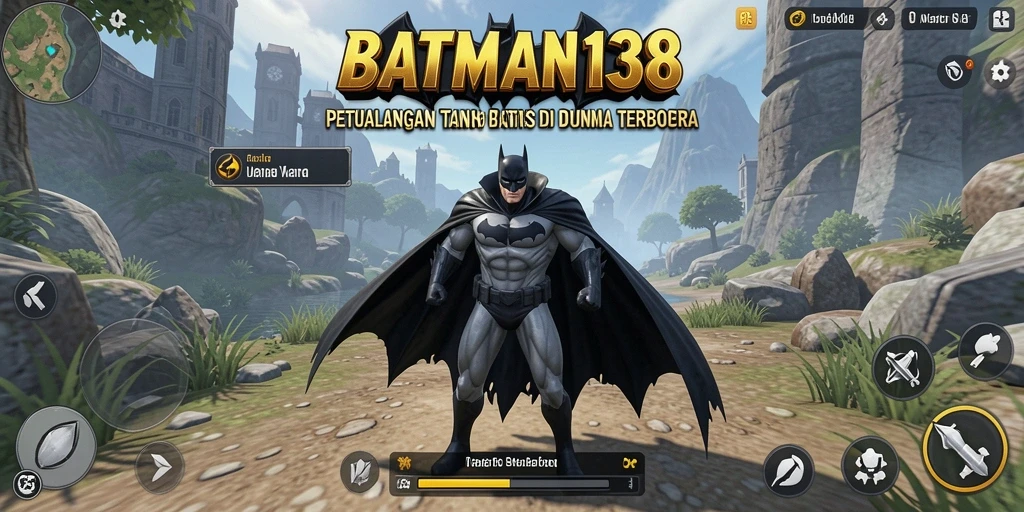 Tampilan gameplay menarik BATMAN138 di dunia terbuka yang luas.