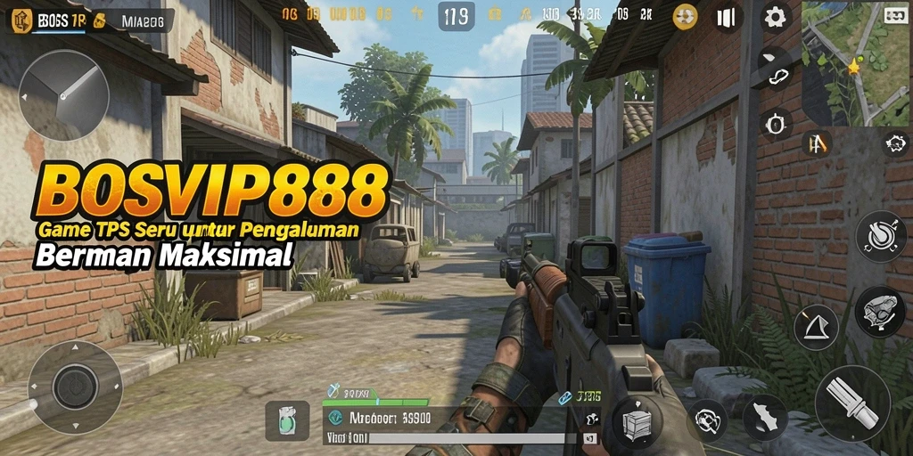 Screenshot utama dari BOSVIP88 menampilkan aksi gameplay yang mendebarkan.
