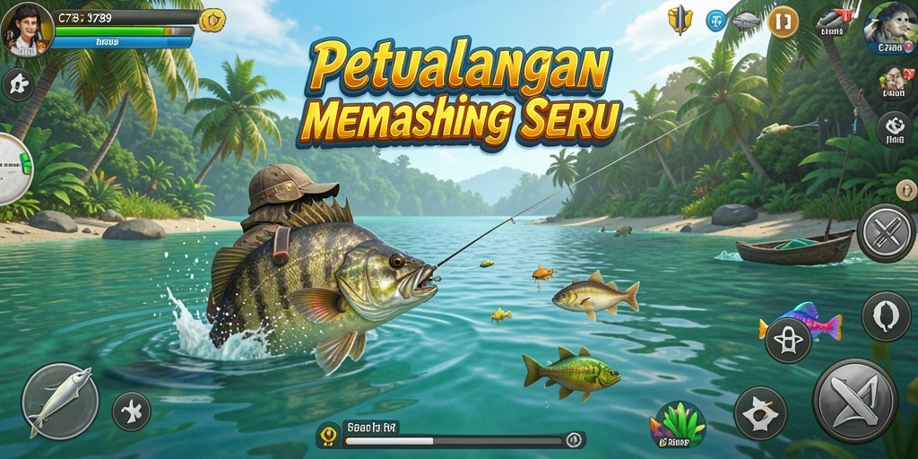 Tangkapan ikan besar dalam gameplay seru C789.