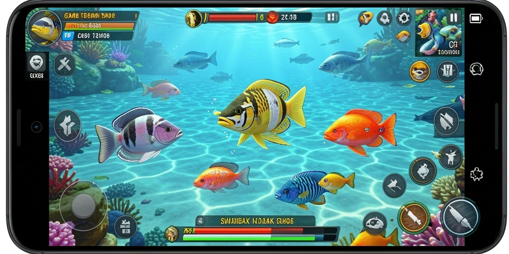 Gameplay seru GX88 dengan ikan-ikan beragam yang bisa ditembak.