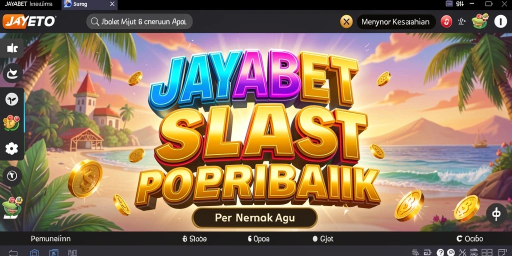 Screenshot gameplay JAYABET menampilkan tampilan mesin Slot yang mengesankan.