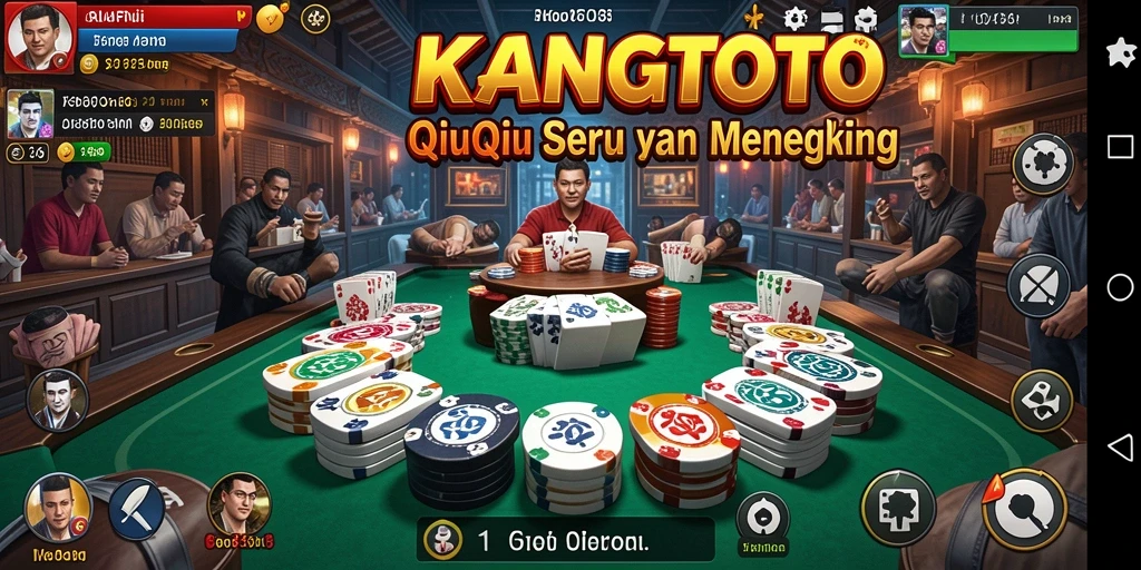 Tampilan gameplay QiuQiu yang penuh aksi dan strategi.