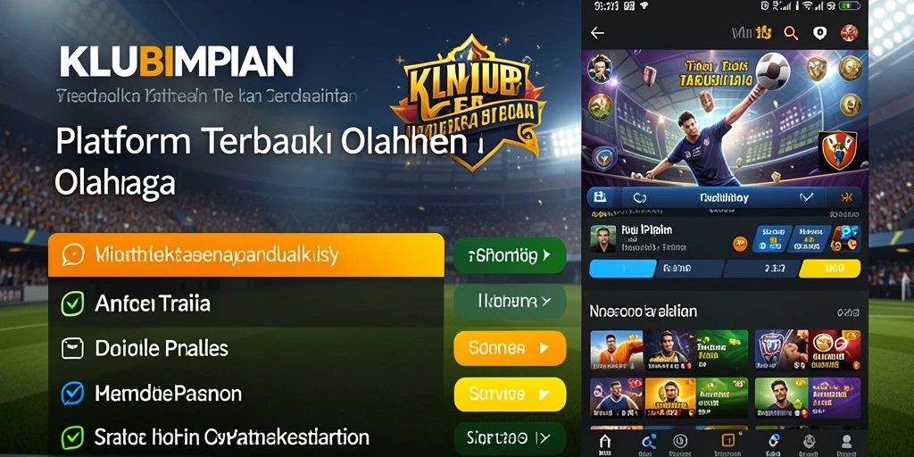 Tampilan gameplay menarik dalam aplikasi KLUBIMPIAN.