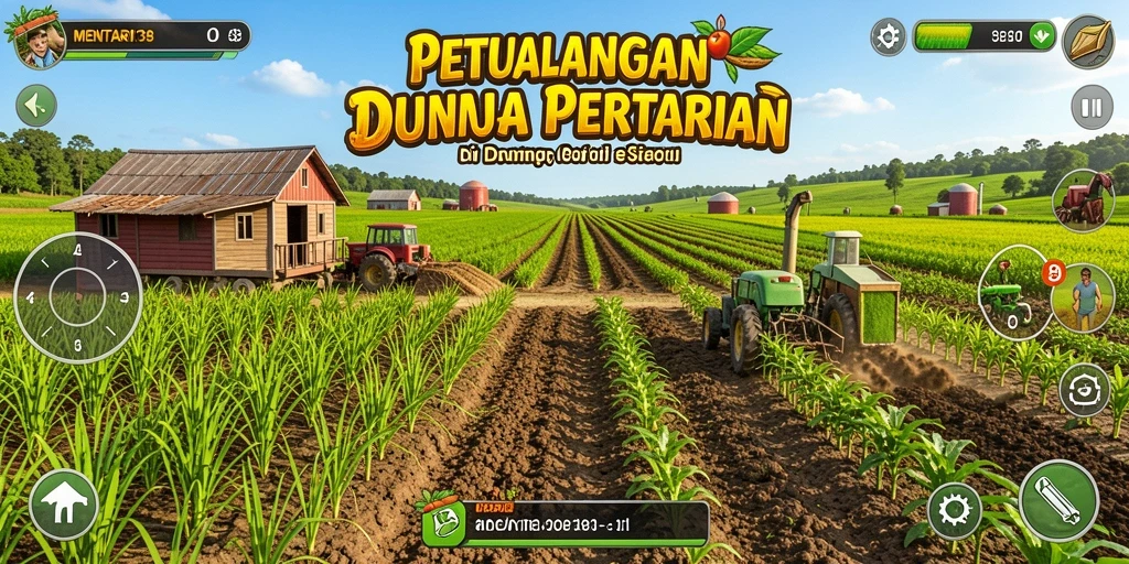 Tampilan gameplay seru di dunia pertanian MENTARI138.