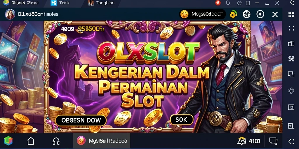 Screenshot gameplay OLXSLOT menampilkan suasana horror yang mencekam.
