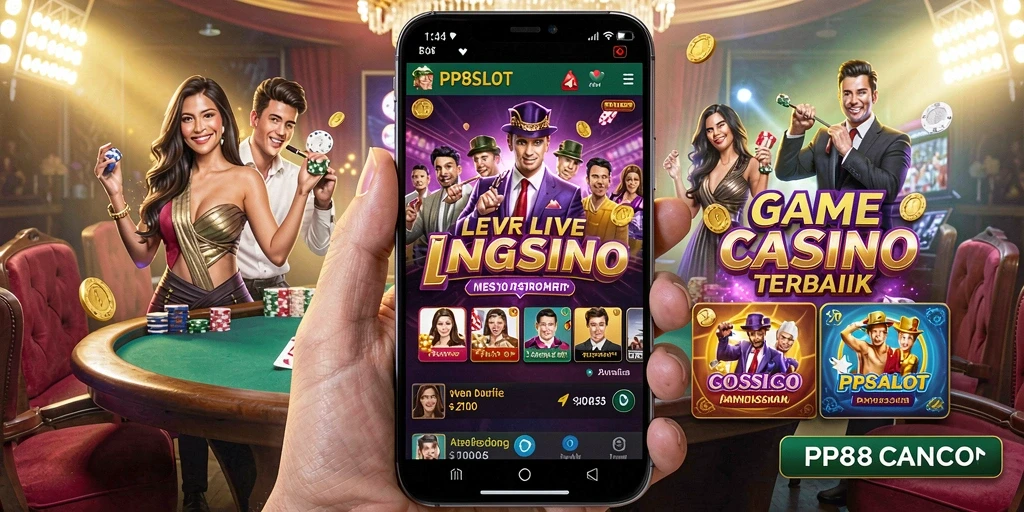 Tampilan gameplay menarik di PP8SLOT Live Casino dengan dealer profesional.