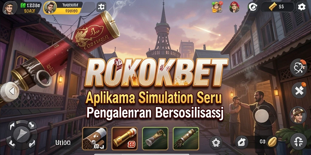 Tampilan gameplay ROKOKBET yang interaktif dan menarik.