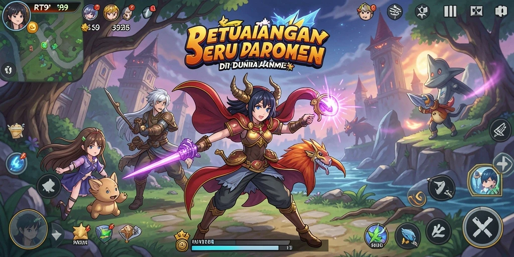 Tampilan gameplay RT99 yang penuh warna dan menarik.