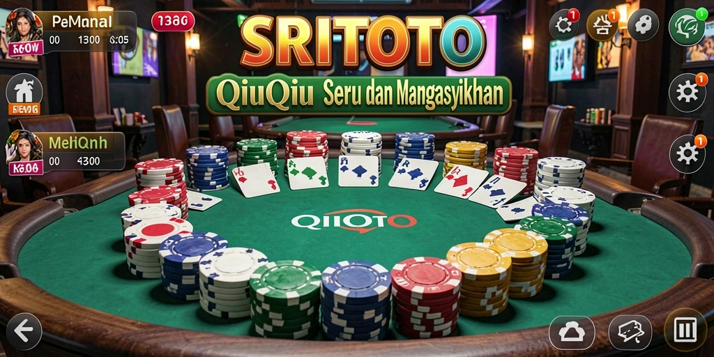 Tampilan gameplay QiuQiu yang menarik di SRITOTO.