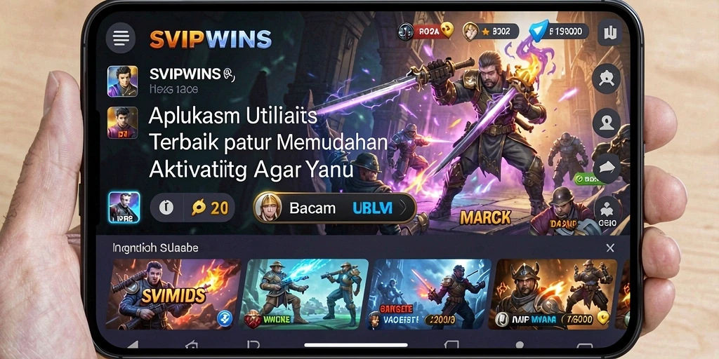 Tampilan antarmuka utama SVIPWINS yang modern dan intuitif.