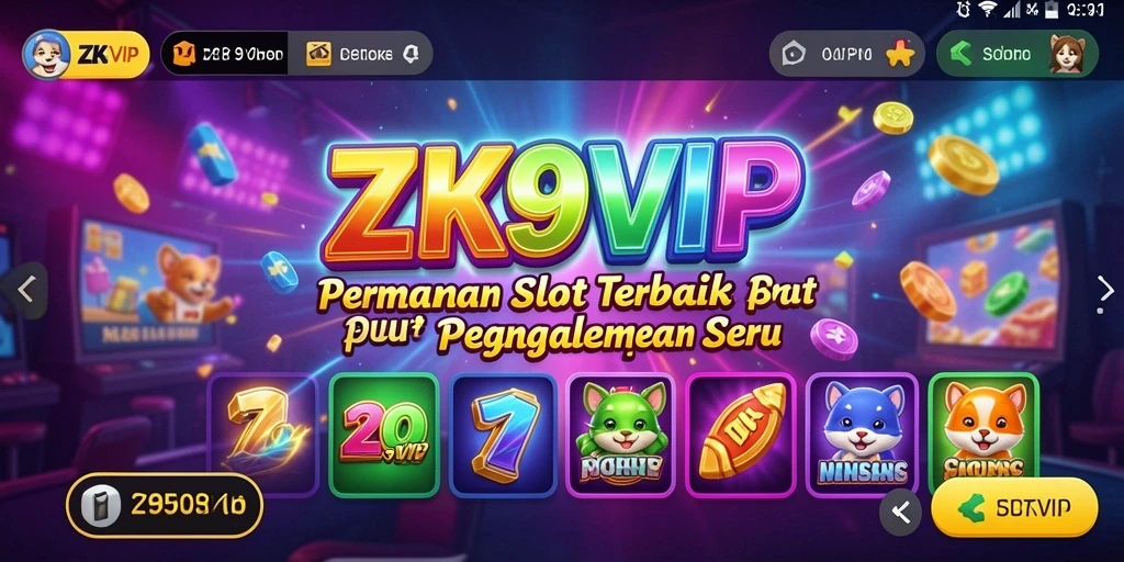 Screenshot menunjukkan gameplay ZK9VIP yang mengasyikkan dan interaktif.